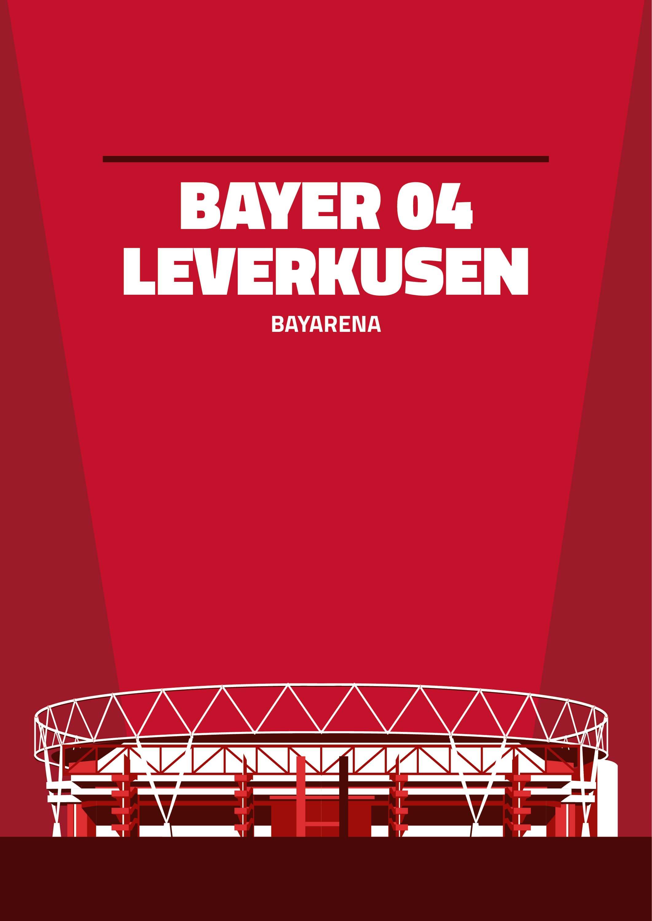 Illustration Stadion Bayer 04 Leverkusen